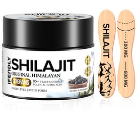 ifendly Shilajit | Pure Himalayan Shilajit Resin with 85+ Trace Minerals & Fulvic Acid | 30 Grams, 50 Servings - Specification: 1.0 Fl Oz (Pack of 1)