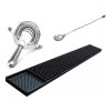 Buffetware Kit Bartender Tapete Bar Colador Cuchara Mezcladora Drinks