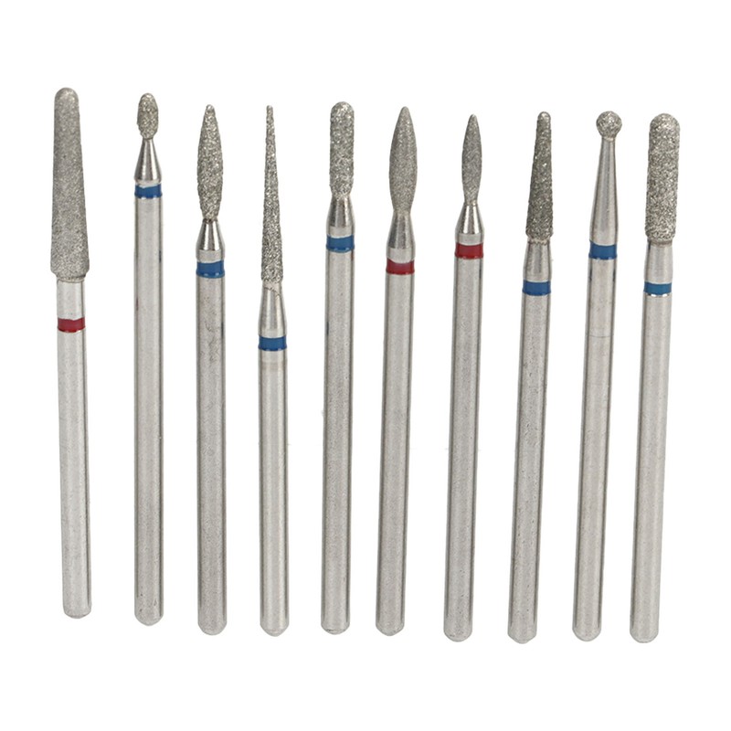 30 Holes Nail Drill Bits with Dustproof Organizer Stainless Steel