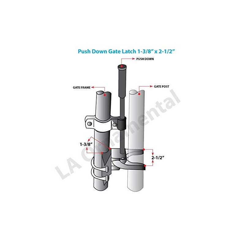Auto Pool Latch 1-3/8" X 2-1/2" for Pool Chain Link