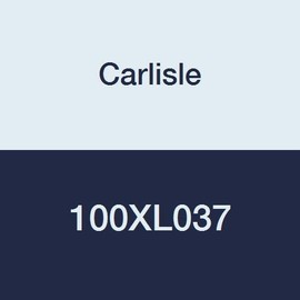 CARLISLE 100XL037 Synchro-Cog Synchronous Timing Belt, Rubber, 10" Pitch Length, 1/5" Tooth Pitch, 50 Teeth, 0.375" Wide
