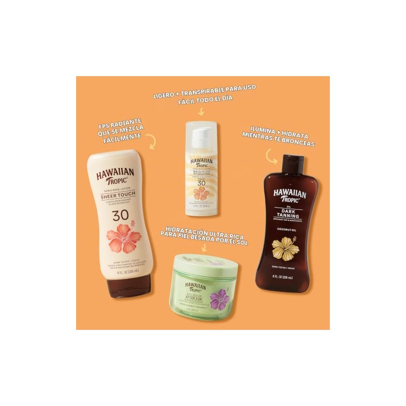 Hawaiian Tropic Dark Tanning Sun Care Moisturizing Oil Ounces Count