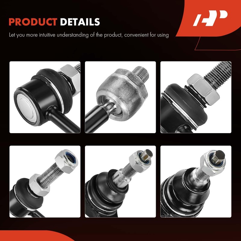 A-Premium Set of 6, Front Sway Bar Link, Inner Outer