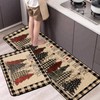 Christmas Kitchen Rugs Set of 2, Christmas Rugs for Kitchen,