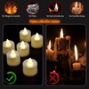 Velas LED Sin llama, 24PCS Velas de Té Led Velas