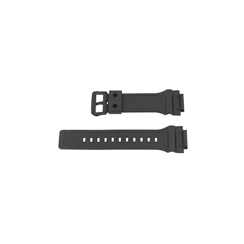 Replacement Strap for Casio Collection Resin Black for MCW-200H, Strap.