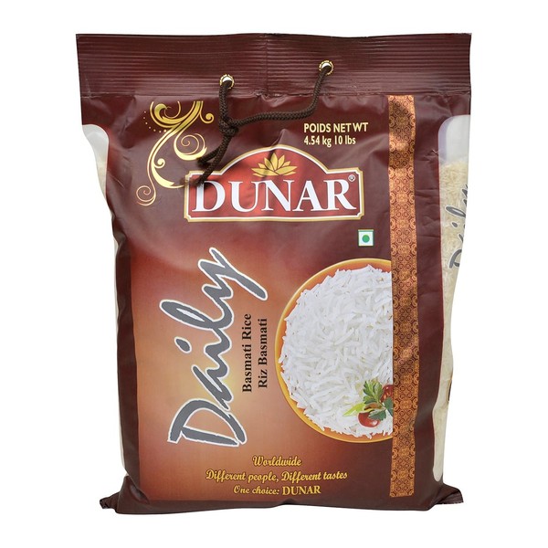 Dunar, Daily Basmati Rice, 10 Lb(Lb)