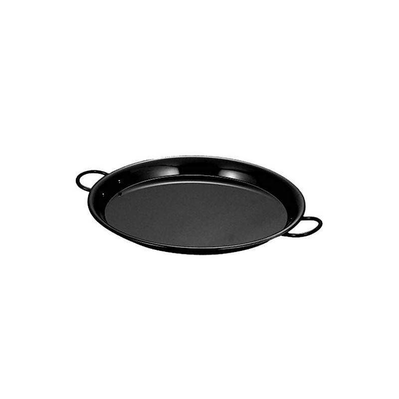 Nagao 913020 Paella Pot, Induction Compatible, Iron, Black Skin, 7.9