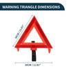 TUCKBOLD Car Warning Triangle Foldable | for Breakdown Roadside Reflective