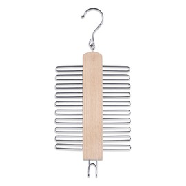 Zeller 17120 Tie Holder 17 x 33 cm Beech / Metal