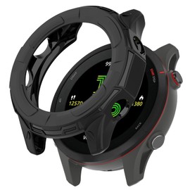 AWADUO Compatible With Garmin Forerunner 955 Protective Case Cover, Smartwatch TPU Protective Case Cover Shell Protector Coverage