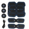 Abdominal Muscle Stimulator EMS Fitness Training Muscles Massage Sticker Blue