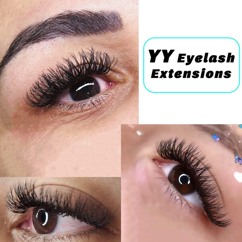VAVALASH W-shaped Eyelash Extension 4D Premade Fans 0.07 C Curl