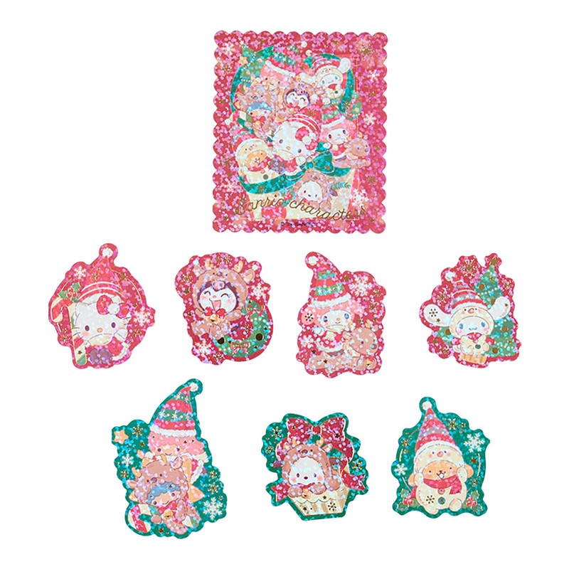Sanrio 113654 Sticker Set (Christmas) Sanrio Characters Sticker