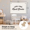 ETVISO Cool Kids Read Books Reading Room Decor - Linen