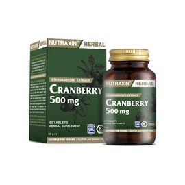 Nutraxin Herbal Cranberry 500 mg 60 Tablet Takviye Edici Gıda