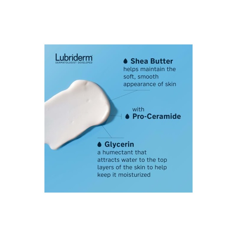 Lubriderm Daily Moisture Hydrating Body and Hand Lotion with Vitamin