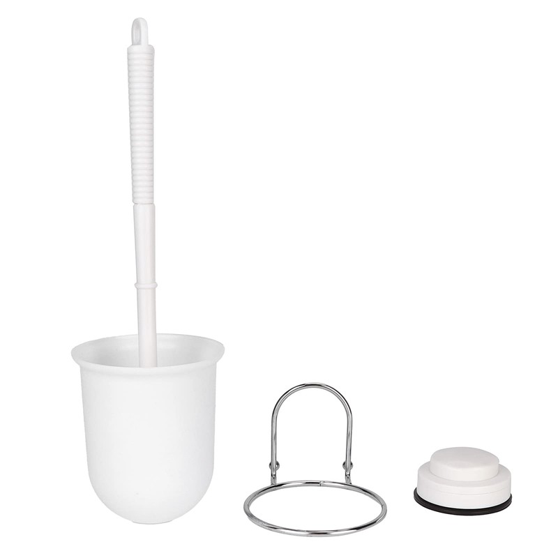 Toilet Brush and Holder, Wall Mounted Toilet Brush Set, Bathroom
