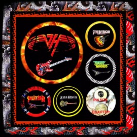 GUITAR HERO SERIES SETFIVE EXCLUSIVE LARGE PINS