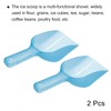 PATIKIL 12oz Ice Scoop, 2 Pack Plastic Ice Maker Shovel