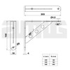 Amig - Shelf Bracket Stainless Steel Model 25 | Metal