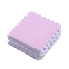 10pcs Plush Puzzle Floor Foam Mat Tiles Fluffy Cuttable Anti