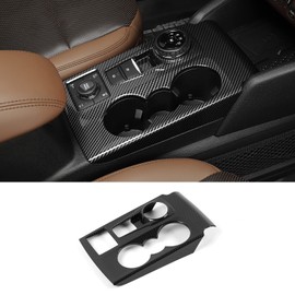 RT-TCZ Carbon Fiber Center Console Gear Shift Panel Trim Cover Interior Accessories Fits for Ford Bronco Sport 2021 2022 2023 2024