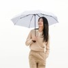 JAJU [JAJU] Comfortable Handle 3-Section Folding Umbrella_Stripe