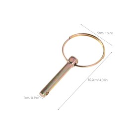 HONMEET 10Pcs Farm Equipment Linch Pin Assortment Kit Durable Trailer Lock Pins for Tractors Mowers and Lawn Equipment Reliable Effortless Installation