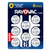 Rayovac Lithium Coin Cell Batteries Size 2032 3V, 8 Pack