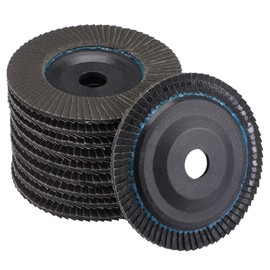 sourcing map 4 Inch Flap Disc 240 Grit Sanding Grinding Wheels Silicon Carbide Abrasive 10pcs