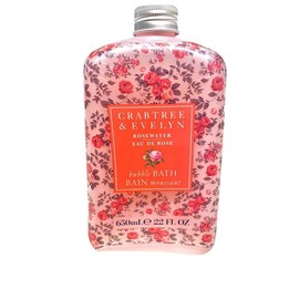 Crabtree & Evelyn 크랩트리 & 에블린 로즈워터 버블 배스 샤워 젤 21.9온스 Crabtree & Evelyn Rosewater Bubble Bath Shower Gel 21.9oz