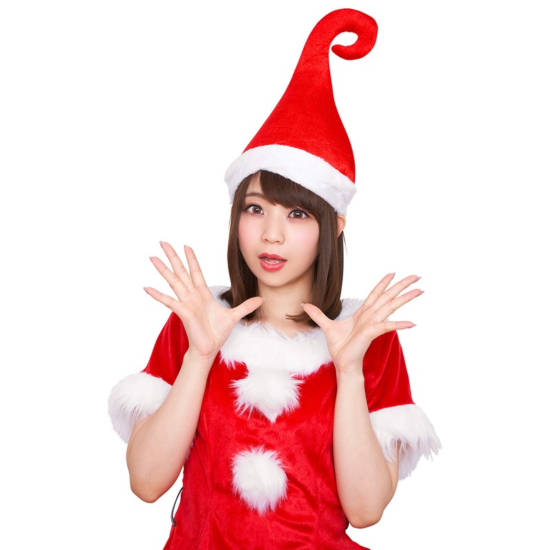 Clearstone Cosplay Christmas Witch Santa Hat Unisex Red
