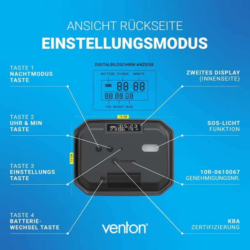 VENTON [Test Very Good, Note 1.1] Pack of 2 Electronic