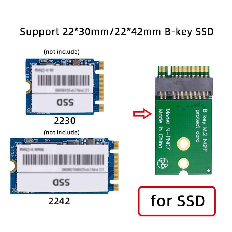 chenyang M.2 22x30mm to 22x42mm NGFF B-Key SATA SSD Upgrade