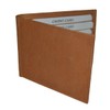 Leatherboss Men's Ultra Slim Bifold Wallet - Tan 3.9" X