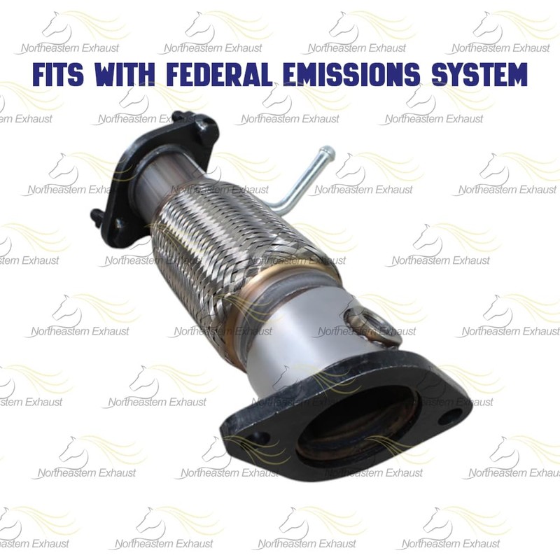 Northeastern Exhaust | Stainless Steel Exhaust Front Flex Pipe Compatible