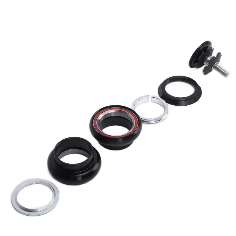 LeBycle Bicycle Double Bearing Headset with 28.6mm Straight Fork Waterproof