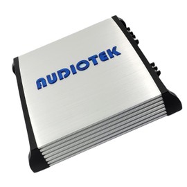 Audiotek AT1600M 1 Channel Monoblock Car Amplifier - 1600 Watts, 2 Ohm Stable, LED Indicator, Bass Knob Included, Mosfet Power Supply, Great for Subwoofers