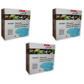 Eheim Pro II 2026-28 Coarse Blue Foam Pads - 9 Total Filters (3 Packs of 3 Per Pack)