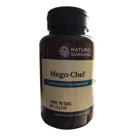 Natures Sunshine Mega-chel 90tabs Sabor Neutro