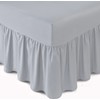 Linen Home Extra Deep Frilled Fitted Valance Sheet Single Bed