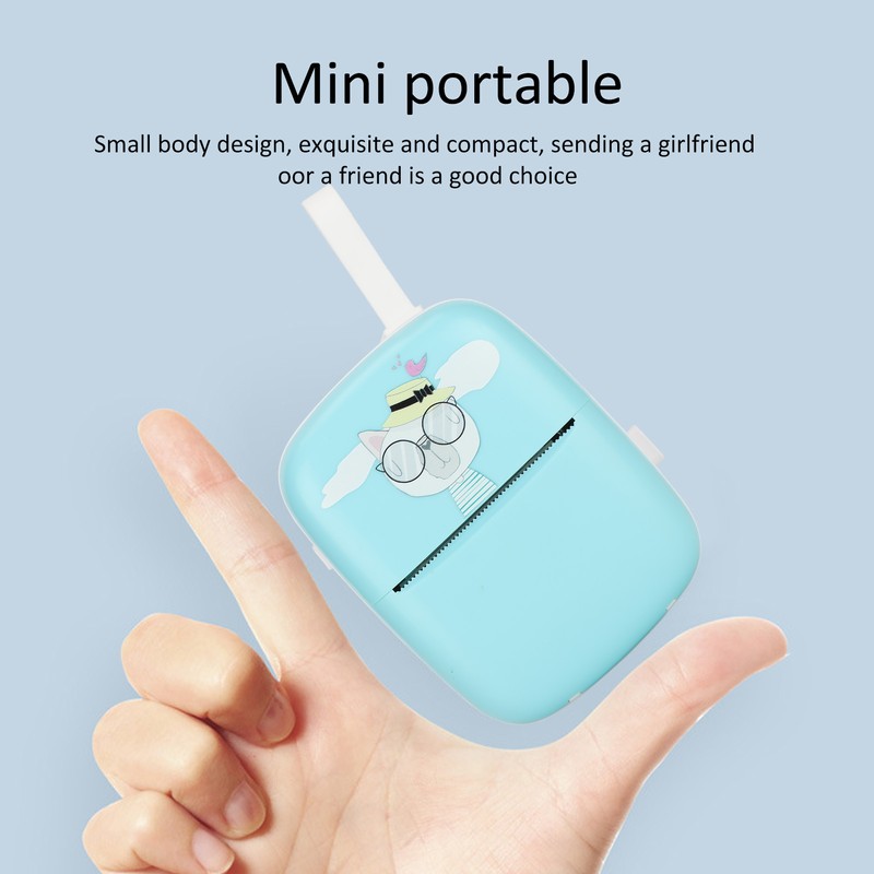 Mini Printer Hand Held Portable Pocket Student Wrong Question Photo