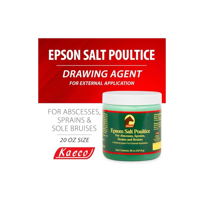 Gel Terapéutico para Caballos - Poultice de Sales de Epsom