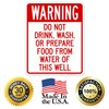 Do Not Drink Wash Or Prepare Food from Water of