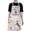 Cute Cat Apron Cat Aprons for Women With Pocket Cat