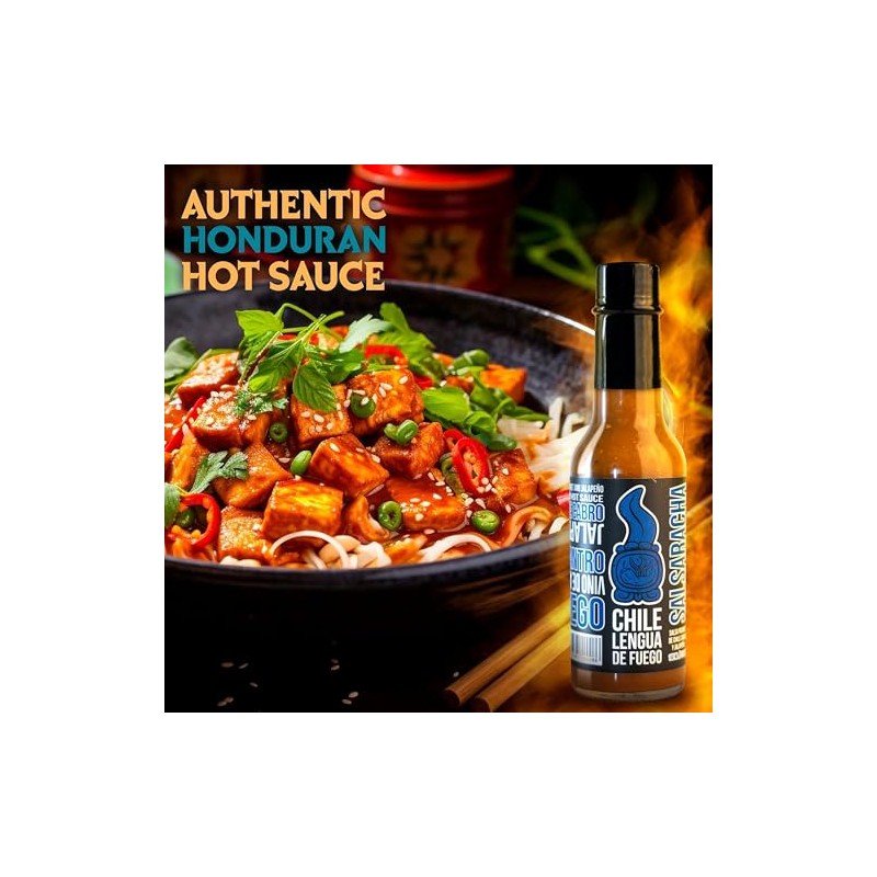 Hot Sauce | Chile Lengua de Fuego (Pack of 1,