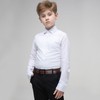 AWAYTR Reversible Kids Belts for Boys - Brown and Black