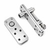 360-Degree Rotating Stainless Steel Hidden Door Hinges – Heavy-Duty Invisible