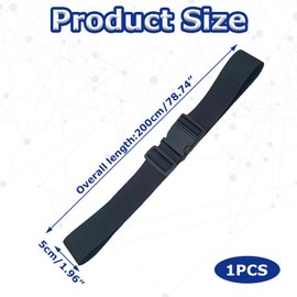 Wheelchair Safety Strap Seat Belt Adjustable,Wheelchair Seatbelt,Wheelchair Seat Belt,Wheelchair Safety Belt,Anti-Fall Extra Long Size for Sliding Belt Patients Strap Chair Medical Seniors Disable